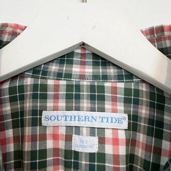 Southern Tide Classic Fit Chest Pocket Long Sleeve Button Front Shirt Mens Small - Picture 5 of 6